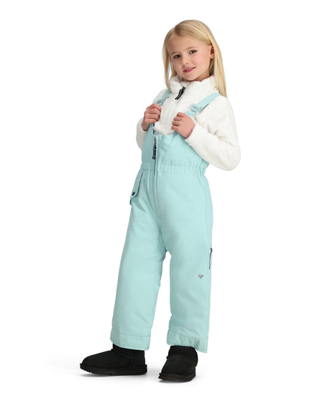 Obermeyer Snoverall Toddler Pant ski pant -- Atmosphere 7 colorway waistband and suspender detail