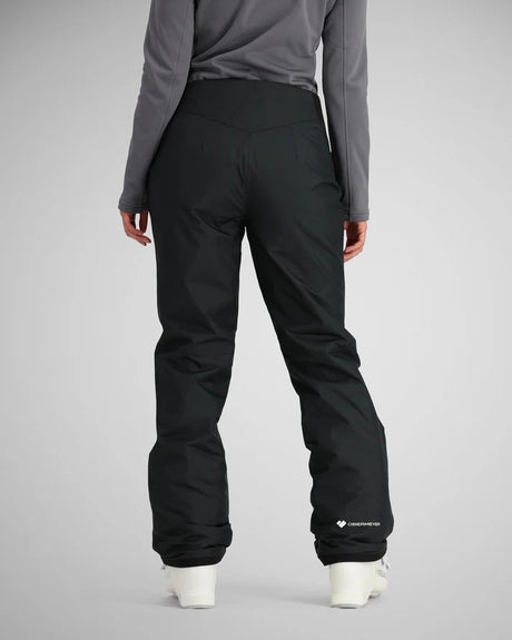 Obermeyer Sugarbush Stretch Womens Pant ski pant -- front view on model showing insulated ski pant at Willis Ski and Board