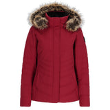 Obermeyer Tuscany Womens Petite Jacket ski jacket -- Petite colorway front view on model with hood and cuffs