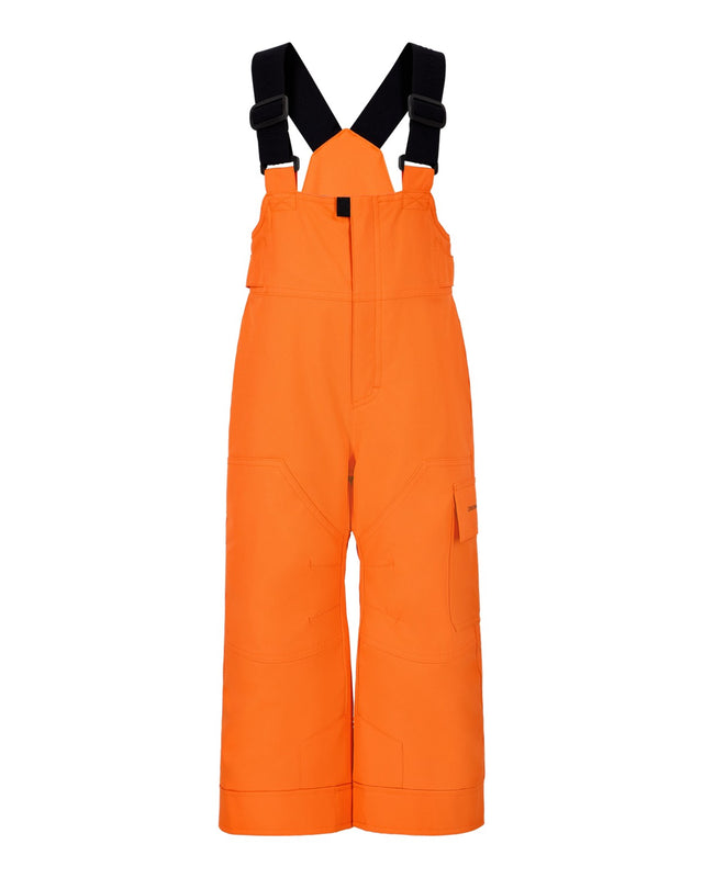 Obermeyer Volt Toddler Bib 2026 ski pant -- front view on model showing insulated ski pant at Willis Ski and Board Pittsburgh