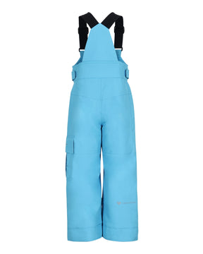 Obermeyer Volt Toddler Pant ski pant -- Waterslide 2 colorway front view on model