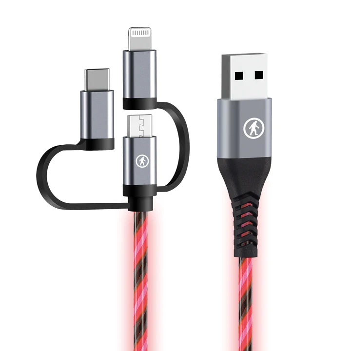 This is an image of Outdoor Technology Calamari Glow 3 in 1 Charge Cable