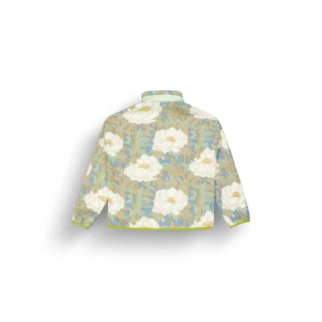 Picture Zelkove Womens Fleece 2026 mid layer -- Timeless Flower colorway front view on model