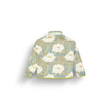 Picture Zelkove Womens Fleece 2026 mid layer -- Timeless Flower colorway front view on model