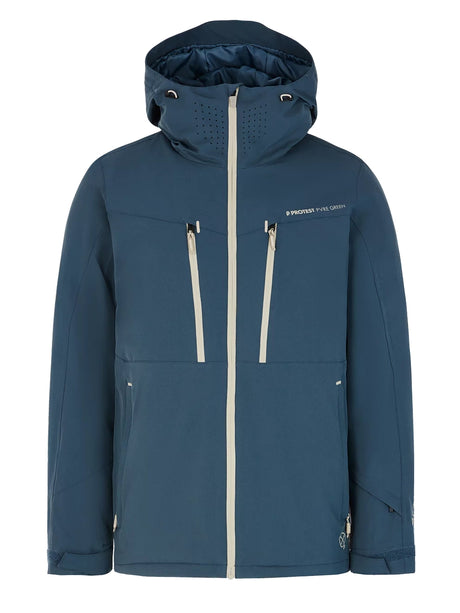 Protest Timothy Mens Jacket 2026 ski jacket -- front view on model showing insulated shell and hood at Willis Ski and Board