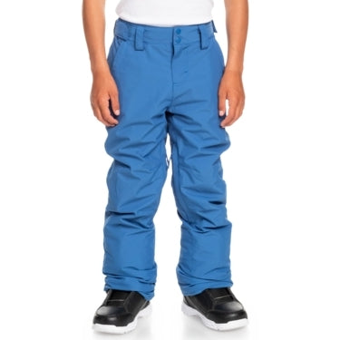 Quiksilver Estate Junior Pant ski pant -- front view on model showing insulated ski pant at Willis Ski and Board Pittsburgh