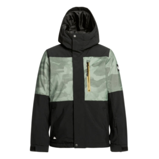This is an image of QuikSilver Mission Printed Block Junior Jacket