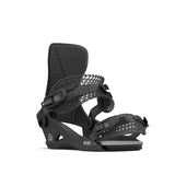 Rome 390 Boss Hw Snowboard Bindings 2026 snowboard binding -- top view showing highback and strap detail at Willis Ski and