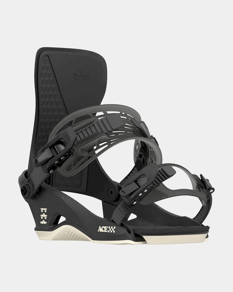 Rome Ace Snowboard Bindings snowboard binding -- top view showing highback and strap detail at Willis Ski and Board