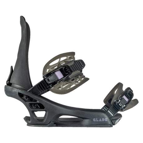 Rome Glade Snowboard Binding snowboard binding -- top view showing toe and heel at Willis Ski and Board Pittsburgh