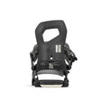 Rome Hydra Aw Snowboard Bindings 2026 snowboard binding -- Black Med Lg colorway top view showing highback and straps