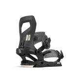 Rome Hydra Aw Snowboard Bindings 2026 snowboard binding -- Black Small colorway top view showing highback and straps