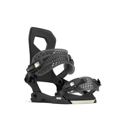 Rome Hydra Aw Snowboard Bindings 2026 snowboard binding -- top view showing highback and strap detail at Willis Ski and