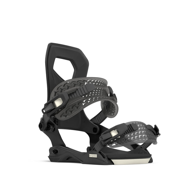 Rome Hydra Aw Snowboard Bindings 2026 snowboard binding -- top view showing highback and strap detail at Willis Ski and
