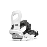 Rome Hydra Hw Snowboard Bindings 2026 snowboard binding -- White Small colorway top view showing highback and straps