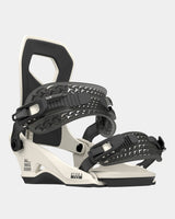 Rome Hydra Pro Snowboard Bindings snowboard binding -- top view showing highback and strap detail at Willis Ski and Board