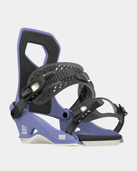 Rome Hydra Snowboard Bindings snowboard binding -- top view showing highback and strap detail at Willis Ski and Board