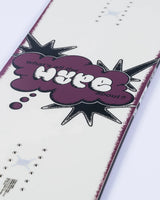 Rome Hype Snowboard 2025 all-mountain snowboard -- Womens colorway top sheet graphic