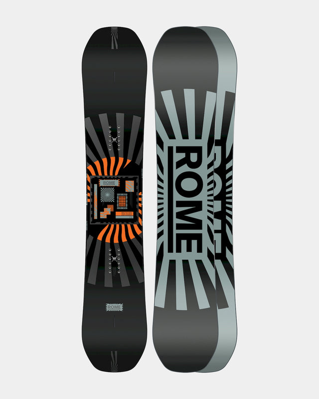 Rome Mechanic Snowboard all-mountain snowboard -- top sheet graphic at Willis Ski and Board Pittsburgh