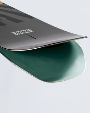 Rome Mechanic Snowboard all-mountain snowboard -- Regular colorway top sheet graphic