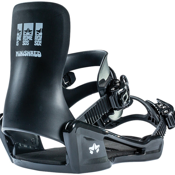 This is an image of Rome Minishred snowboard binding