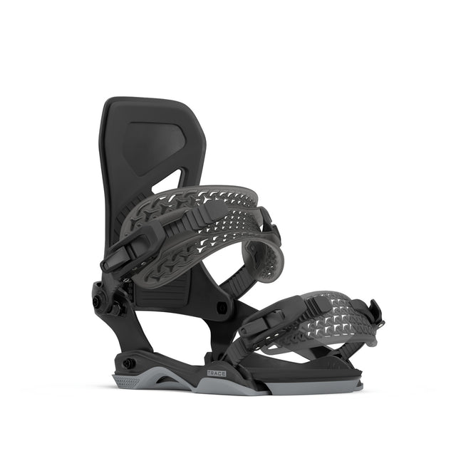 Rome Trace Aw Snowboard Bindings 2026 snowboard binding -- top view showing highback and strap detail at Willis Ski and