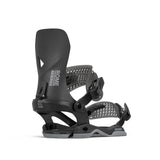 Rome Trace Aw Snowboard Bindings 2026 snowboard binding -- Black Med Lg colorway top view showing highback and straps