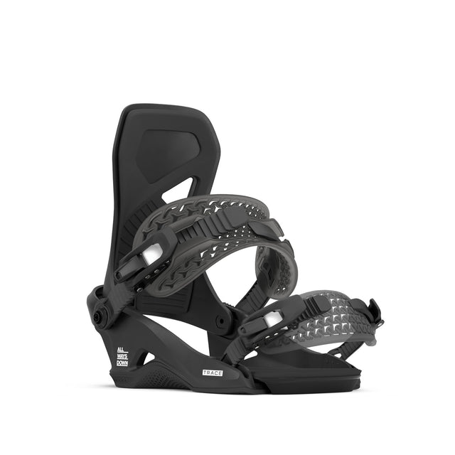 Rome Trace Hw Snowboard Bindings 2026 snowboard binding -- top view showing highback and strap detail at Willis Ski and