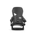 Rome Trace Hw Snowboard Bindings 2026 snowboard binding -- Black Med Lg colorway top view showing highback and straps