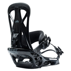 Rome United Snowboard Binding snowboard binding -- top view showing highback and strap detail at Willis Ski and Board