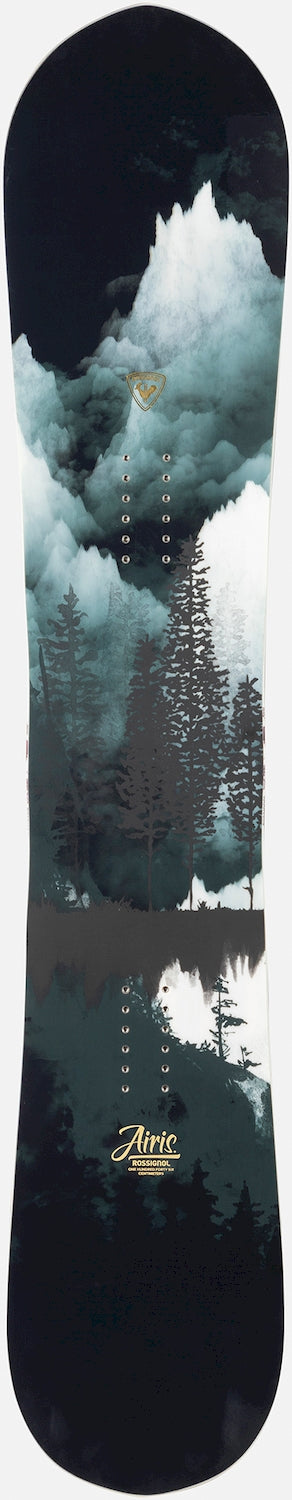 Rossignol Airis Snowboard all-mountain snowboard -- top sheet graphic at Willis Ski and Board Pittsburgh