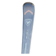 Rossignol Arcade 78 W Skis With Xpress 10 Bindings 2026 alpine binding -- Xp10 Gw Binding colorway top view showing toe and
