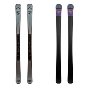 Rossignol Arcade 82 Skis With Xpress 11 Bindings 2026 alpine binding -- top view showing toe and heel piece at Willis Ski