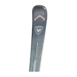 Rossignol Arcade 82 W Skis With Xpress 11 Bindings alpine binding -- top view showing toe and heel piece at Willis Ski and