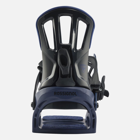 Rossignol Battle Snowboard Bindings snowboard binding -- top view showing highback and strap detail at Willis Ski and Board