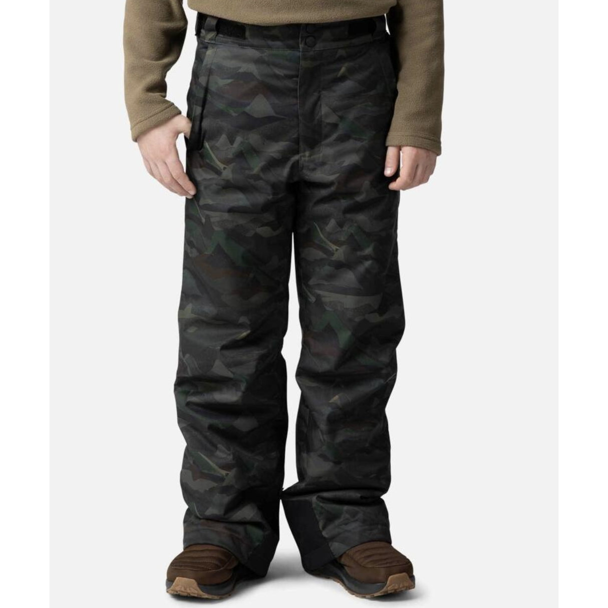Rossignol Boy Print Ski Pant ski pant -- front view on model showing insulated ski pant at Willis Ski and Board Pittsburgh