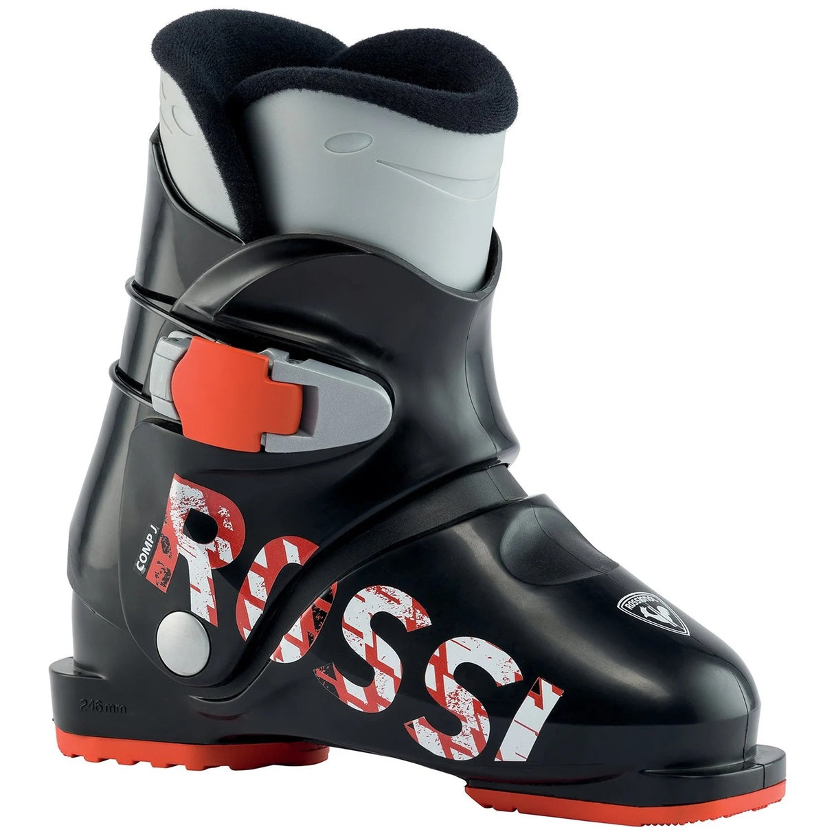 Rossignol Comp J1 Junior Ski Boots junior ski boot -- outside profile view at Willis Ski and Board Pittsburgh
