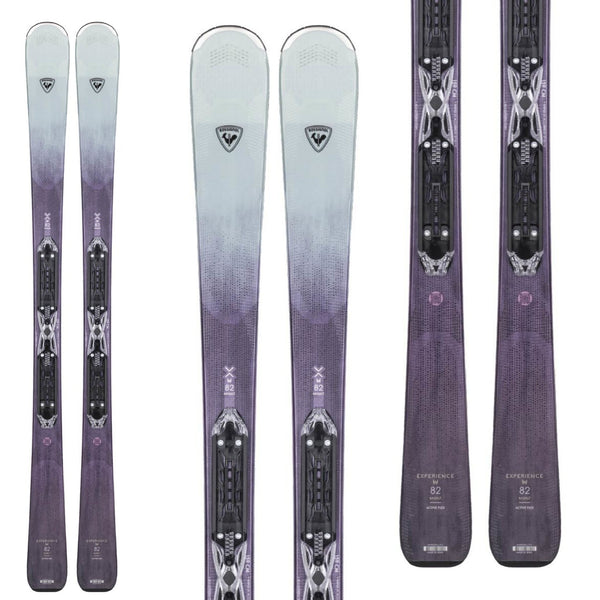 This is an image of Rossignol Experience W 82 Basalt Skis w/Xpress 11 GW Bindings