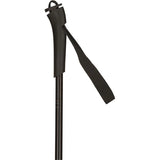 Rossignol FT 500 cross-country pole in black, close-up of the black grip and the wrist strap at the top of the pole. Available at Willi's Ski Shop.