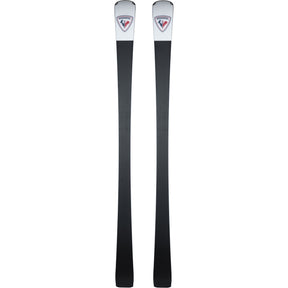 Rossignol Forza 50 Skis With Nx 12 Gw Bindings alpine binding -- Nx 12 Gw colorway top view showing toe and heel piece