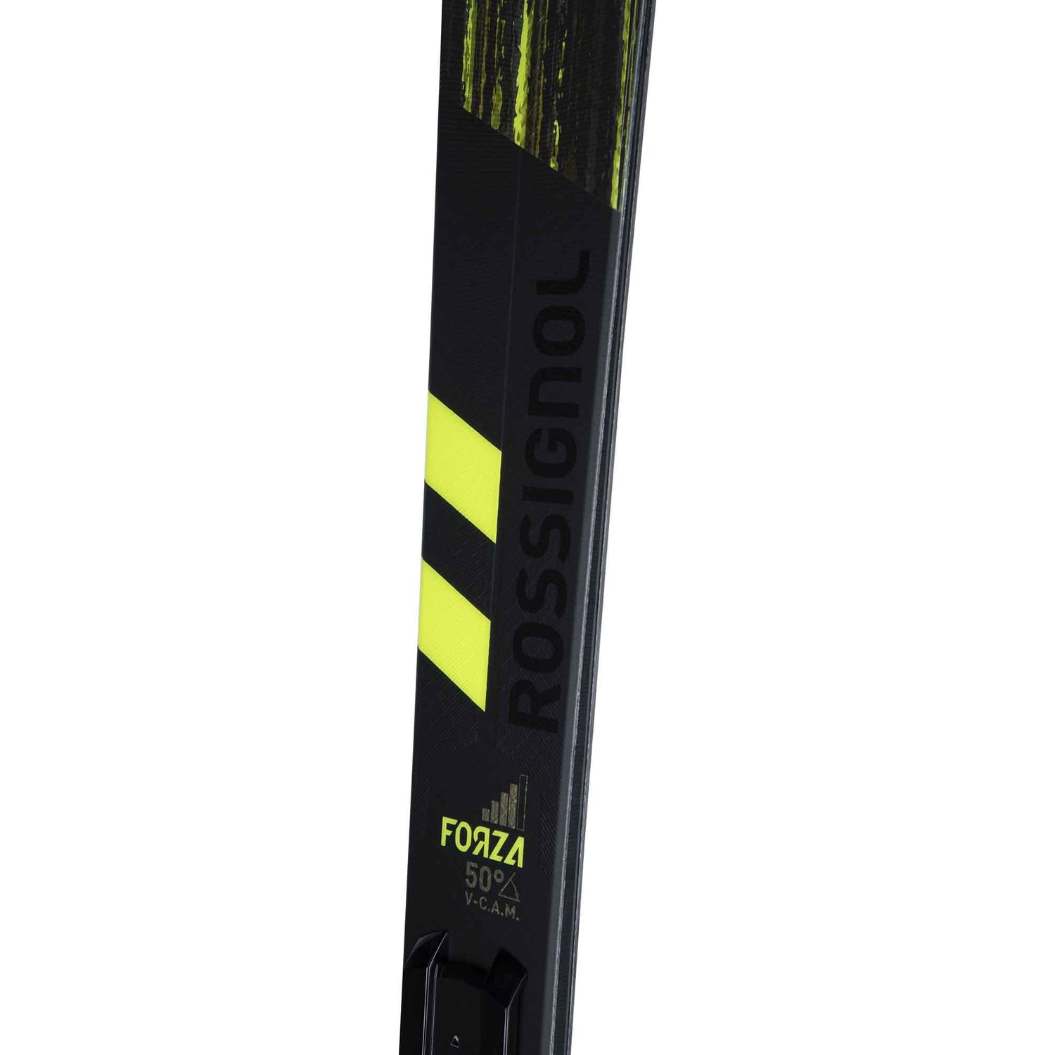 Rossignol Forza 50 Skis With Nx 12 Gw Bindings alpine binding -- Nx 12 Gw colorway side profile