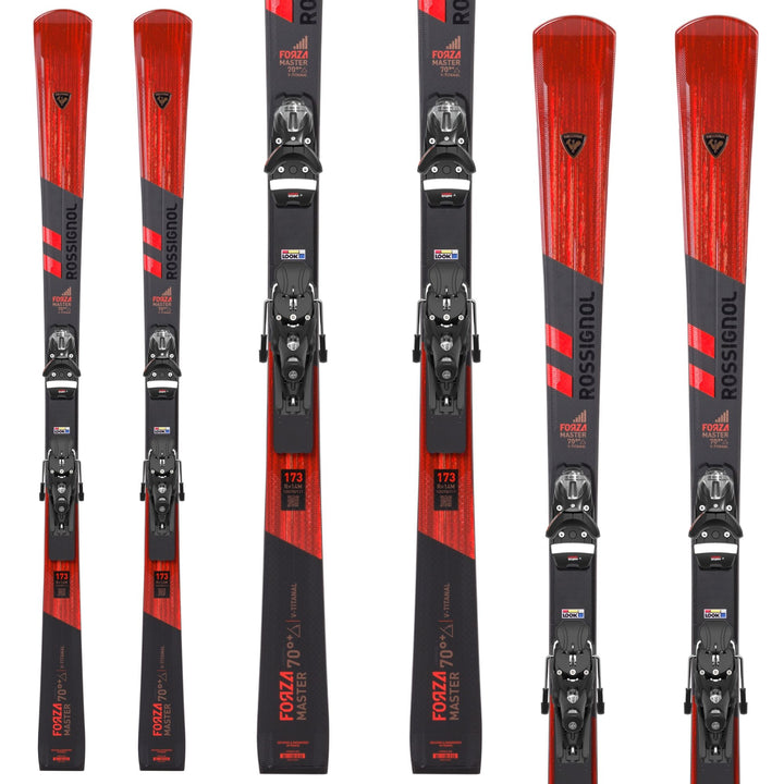 This is an image of Rossignol Forza 70 Skis with SPX 14 Bindings