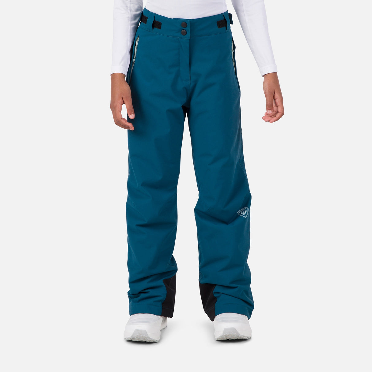 Rossignol Girl Ski Junior Pant ski pant -- front view on model showing insulated ski pant at Willis Ski and Board Pittsburgh