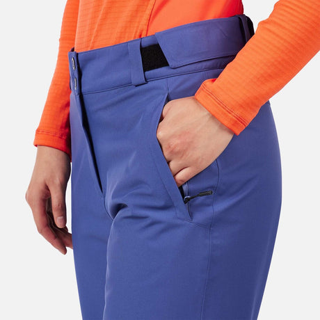 Rossignol Insulated Ski Womens Pant 2026 ski pant -- Future Blue colorway back view showing seat and fit