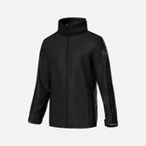 Rossignol Mens Strawpile Jacket ski jacket -- front view on model showing insulated shell and hood at Willis Ski and Board