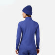 Rossignol Mid Layer Stretch Womens Hz 2026 mid layer -- Future Blue colorway front view on model