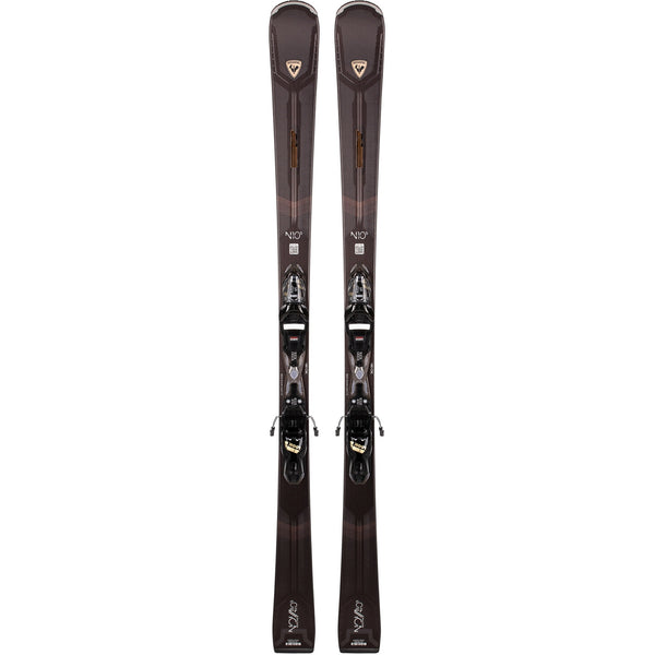 This is an image of Rossignol Nova 10 Ti Skis with XPress 11 GW Bindings