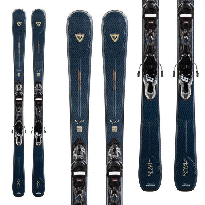 This is an image of Rossignol Nova 4 Womens Skis with XPRESS 10 Bindings