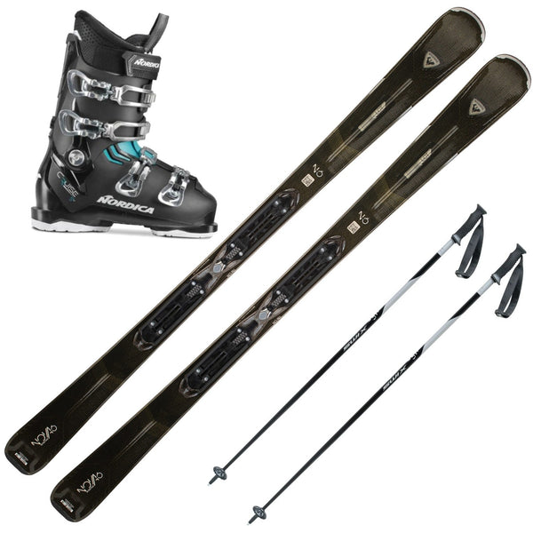 This is an image of Rossignol Nova 6 Skis with XPress 11 GW Bindings Package with Ski Boots