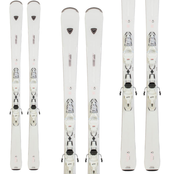 This is an image of Rossignol Nova 8 Ca Skis with XPress 11 GW Bindings